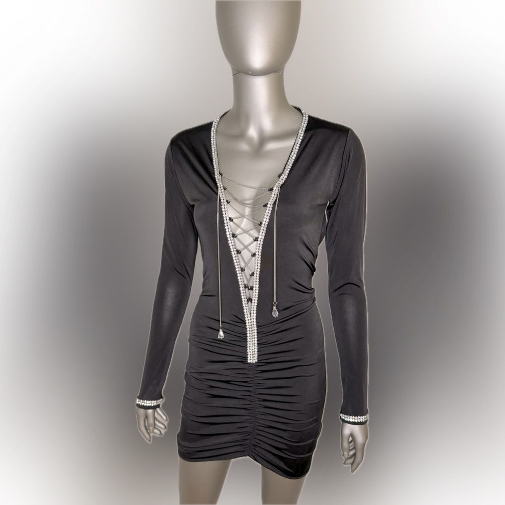 Brand  new  dress decorated with the stones ! Perfect for any party or event.
